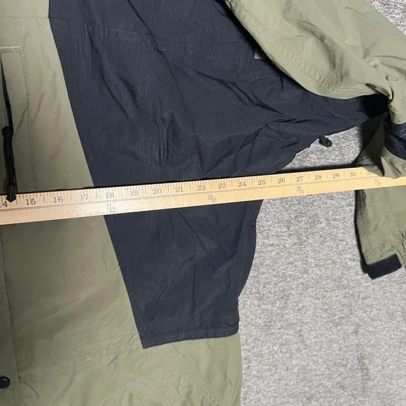 REI Gore-Tex Womens 3 in 1 Jacket Size 14 Olive Green Black Raincoat Goose Down - Picture 4 of 15